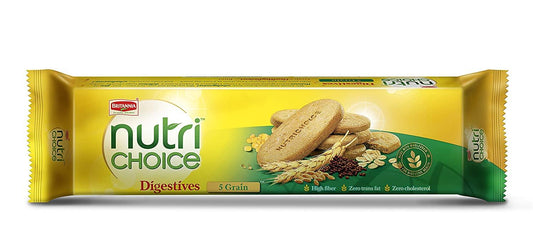 Britannia Nutri Choice 5 Grain Digestive Cookies - Asia Bazaar 