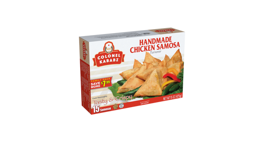 Colonel Kababz Chicken Samosa Handmade 425 Grams - Asia Bazaar 