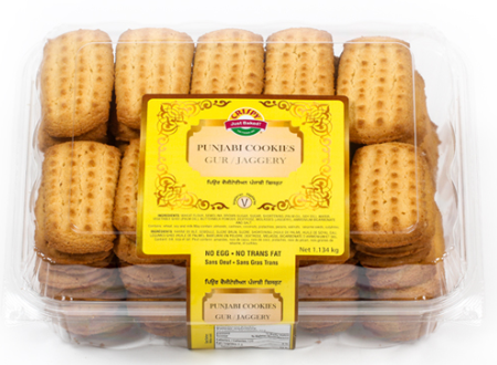 TWI Crispy Punjabi Cookies Gur Jaggery 800 Grams - Asia Bazaar 