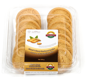 TWI Crispy Cookies Almond Honey 350 Grams - Asia Bazaar 
