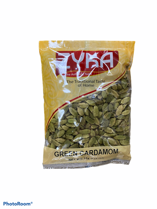 Zyka Jumbo Green Cardamom 114 Grams - Asia Bazaar 