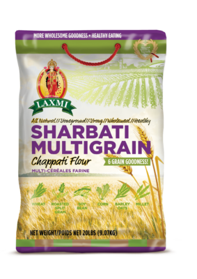 Laxmi Sharbati Multigrain Flour 20 LBS - Asia Bazaar 