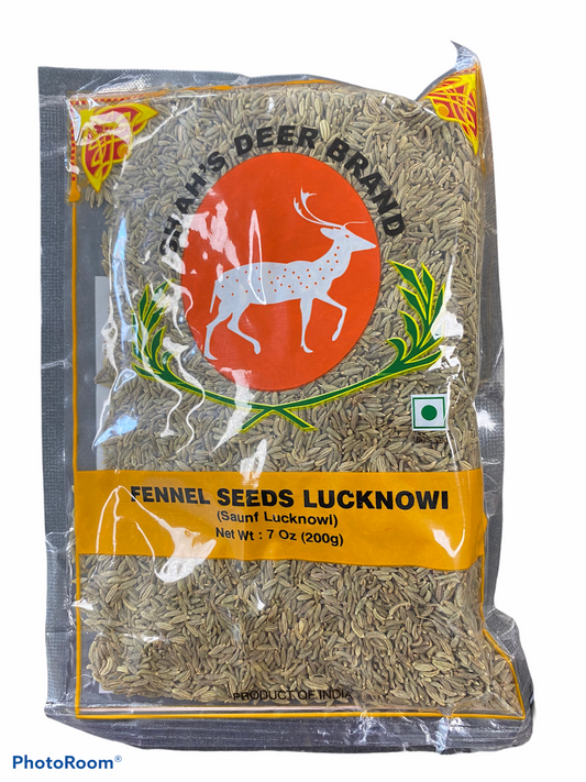 Deer Brand Fennel Seeds Lukhnavi - Asia Bazaar 