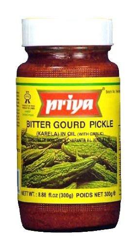 Priya Bitter Gourd (Karela with garlic) Pickle 10oz - Asia Bazaar 